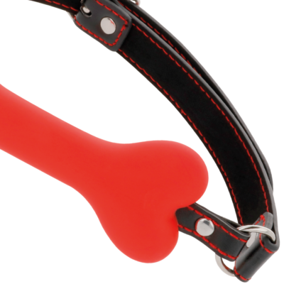 DARKNESS BONE GAG SILICONE RED 7 Darkness bone gag silicone red darkness bondage caliente. Pt