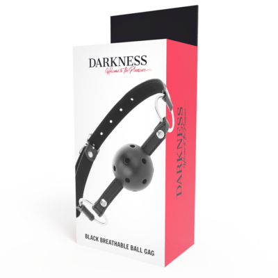 Darkness black breathable clamp darkness bondage caliente. Pt