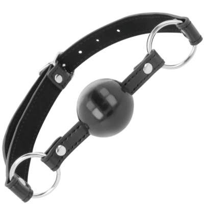 Alternative view of DARKNESS BALL GAG PRETO