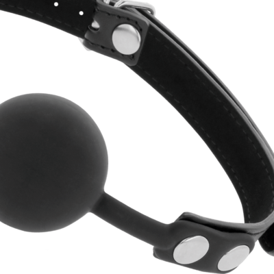 Esfera darkness bola silicone gag preto darkness bondage caliente. Pt