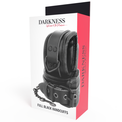 Darkness leather wrist restraints black darkness bondage caliente. Pt