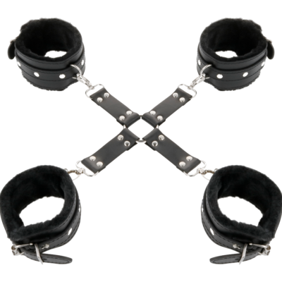 Alternative view of DARKNESS HOGTIE SET BLACK