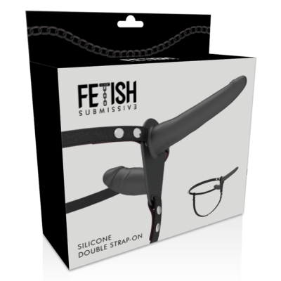 FETISH SUBMISSIVE ARNÉS DOBLE PENETRACIÓN NEGRO 9 Fetish submissive double penetrix strap-on black fetish submissive harness caliente. Pt