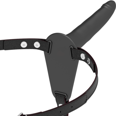 Fetish submissive silicone strap-on preto 15cm fetish submissive harness caliente. Pt