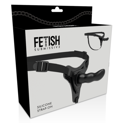 Fetish submissive silicone strap-on preto 16 cm g-spot fetish submissive harness caliente. Pt