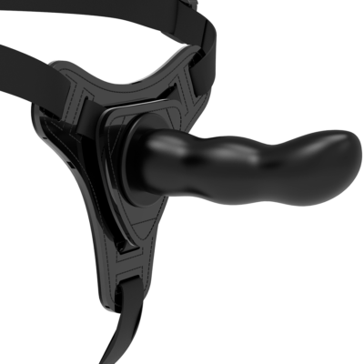 Fetish submissive silicone strap-on preto 16 cm g-spot fetish submissive harness caliente. Pt
