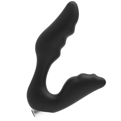 Brinquedos viciados vibrador prostático preto recarregável addicted toys caliente. Pt