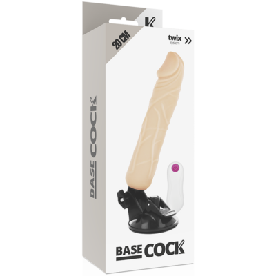 Carne de controle remoto vibrador realístico basecock 20 cm basecock caliente. Pt