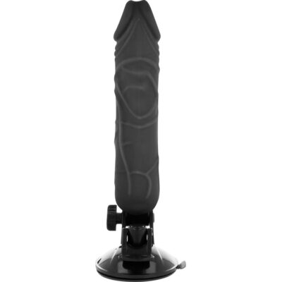 Basecock realistic vibrator remote control black 20cm basecock caliente. Pt