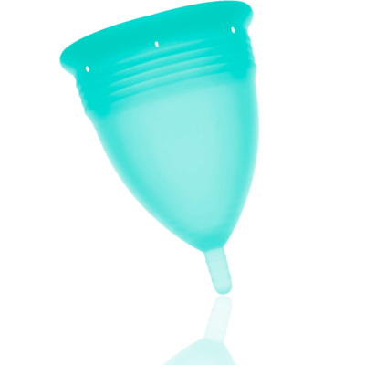 Alternative view of COPA MENSTRUAL STERCUP TAMANHO L AQUAMARINE COR FDA SILICONE