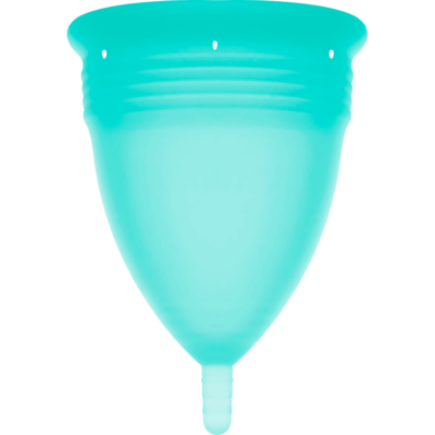 Copa menstrual stercup tamanho l aquamarine cor fda silicone stercup caliente. Pt