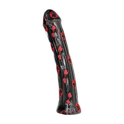 Tudo preto - plug dildo 31 cm all black caliente. Pt