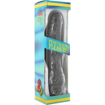 Alternative view of SEVENCREATIONS VINIL P-SHAPE VIBRATOR BLACK PENE 20 CM.