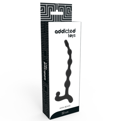 Toys toys anal beads 22 cm preto addicted toys caliente. Pt