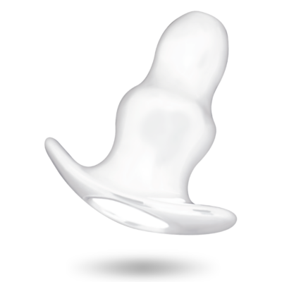 Toys toys toys big hollow tunnel butt plug - 13 cm translucent addicted toys caliente. Pt