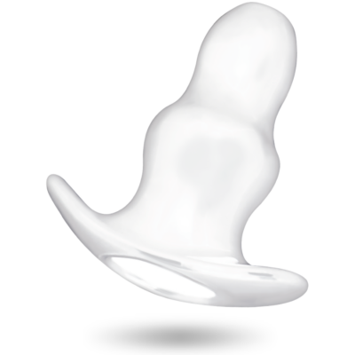 Toys toys toys big hollow tunnel butt plug - 15 cm translúcido addicted toys caliente. Pt