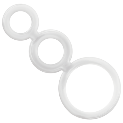 Alternative view of ADDICTED TOYS SET  ANILLOS PENE Y TESTICULOS CLEAR