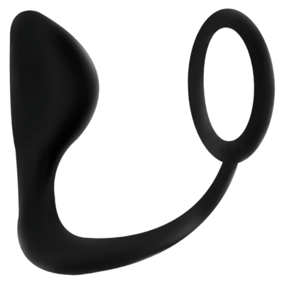 PLUGUE ANAL DE BRINQUEDOS VICIADOS COM ANEL DE PÊNIS PRETO 7 Tomada de brinquedos viciados com anel de galão preto addicted toys caliente. Pt