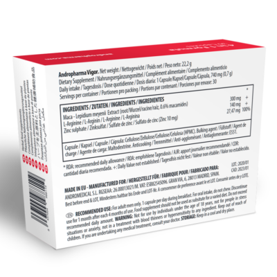 Alternative view of ANDROPHARMA VIGOR - SUPLEMENTO DE AUMENTO DA LIBIDO