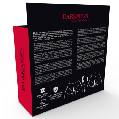 Plugue de extremidade e dildo intercambiável darkness sensations caliente. Pt