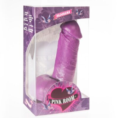 Alternative view of PINK ROOM NAO REALISTIC DILDO PURPLE 16 CM