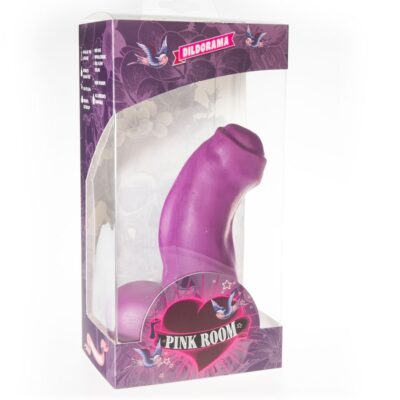 Alternative view of PINK ROOM NESTOR REALISTIC DILDO PURPLE 16,5 CM