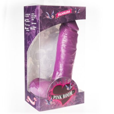 Alternative view of PINK ROOM ANTON REALISTIC DILDO PURPLE 21,5 CM