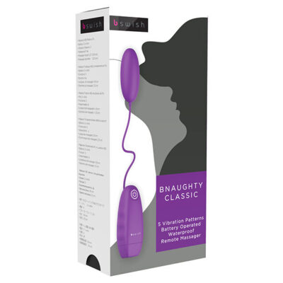 Alternative view of B SWISH BNAUGHTY CLASSIC VIBRATING BALLET PURPLE