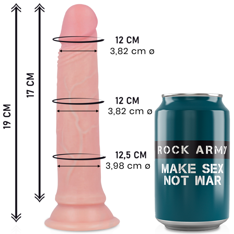 Rockarmy™ - liquid silicone premium avenger realistic 19cm rock army caliente. Pt