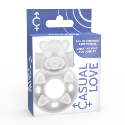 CASUAL LOVE 26 ANEL DE VIBRADOR DE COELHO TRANSPARENTE 7 Anel de amor casual 26 transparente casual love caliente. Pt