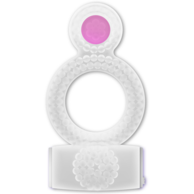 Alternative view of CASUAL LOVE™-  ANEL CASUAL ANEL DUPLO PRAZER TRANSPARENTE