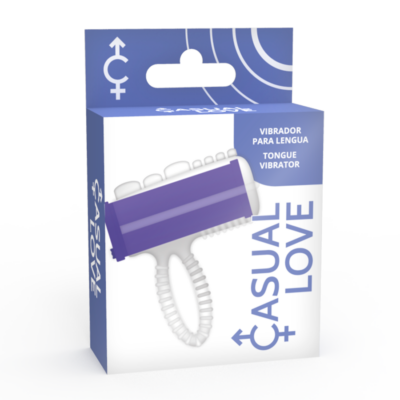 Casual love™- língua de anel casual vibrando roxo casual love caliente. Pt
