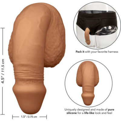 Calex silicone packing penis 12. 75cm caramel calexotics caliente. Pt