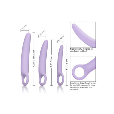 Dr laura berman alena conjunto de 3 diladores de silicone california exotics caliente. Pt