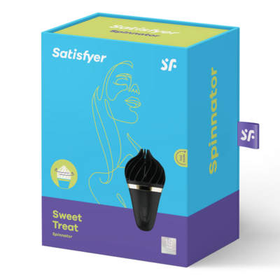 Spinnator satisfyer doce deleite - preto satisfyer spinnator caliente. Pt