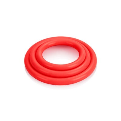 Calex tri-rings set red calexotics caliente. Pt