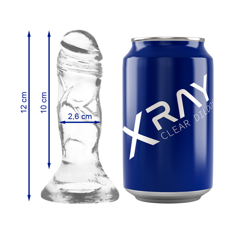 Xray clear cock 12cm x 2. 6cm x ray caliente. Pt