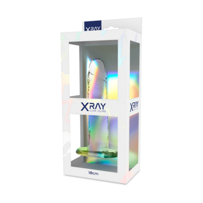 Xray clear cock 18cm x 4cm x ray caliente. Pt