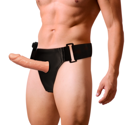 Alternative view of HARNESS ATTRACTION ÁRNES HUECO BENNY CON VIBRADOR 15 X 4.5CM