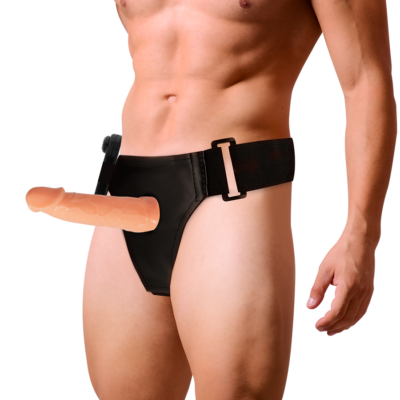 Alternative view of HARNESS ATTRACTION ÁRNES HUECO WILLIAN CON VIBRADOR 17 X 4.5CM
