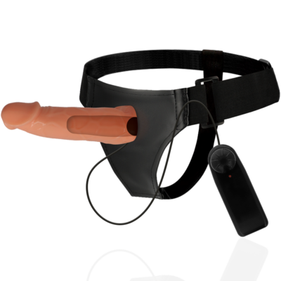 Cabeçote de atração willian strap-on hollow extender vibrador 17 x 4. 5 cm harness attraction caliente. Pt