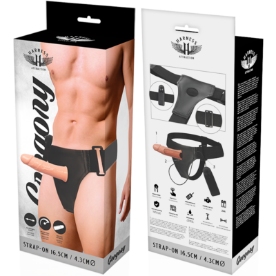 Cabeçote de atração de gregory strap-on hollow extender vibrador 16,5 x 4,3 cm harness attraction caliente. Pt