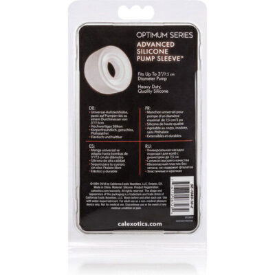 Manga da bomba de silicone calex adv transparente calexotics caliente. Pt