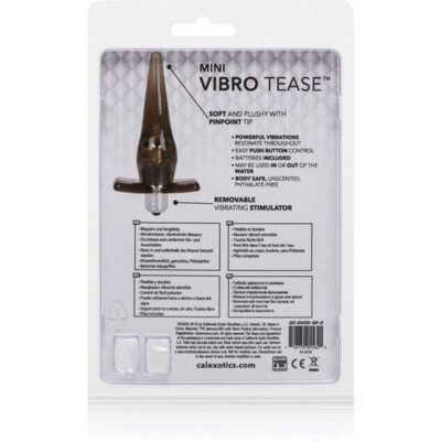 Calex mini vibro tease black california exotics caliente. Pt
