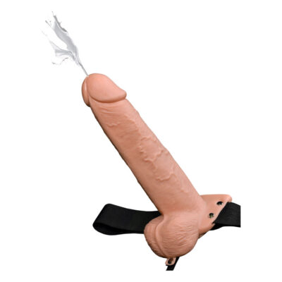 Alternative view of FETISH FANTASY 9  ARNÉS CON PENE REALISTICO EYACULADOR  22,9CM