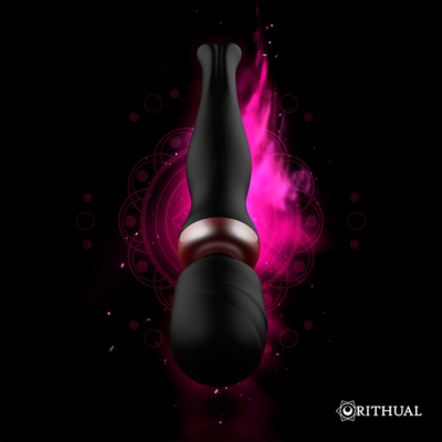 Varinha ritual akasha recarregável 2. 0 preto rithual caliente. Pt