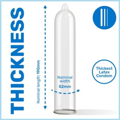 Thru condoms extra 3 unidades pasante caliente. Pt