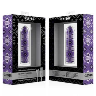 Custom bullets rechargeable snake purple magnetic bullet 10v custom bullets caliente. Pt