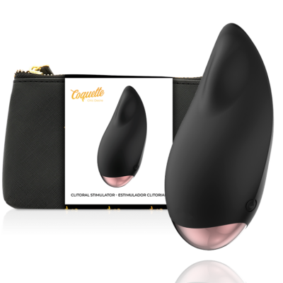 COQUETTE CHIC DESEJO ESTIMULADOR CLITORIAL PRETO / OURO