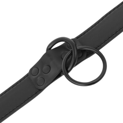 Darkness thin black full collar with leash darkness bondage caliente. Pt